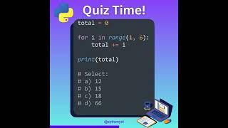 Python Quiz in 15s