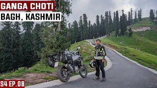 KASHMIR'S MOST BEAUTIFUL PLACE S04 EP. 08 | GANGA CHOTI SUDHAN GALI IN BAGH |KASHMIR MOTORCYCLE TOUR