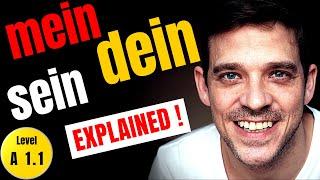 Mein Dein Sein │ Possessivartikel │ German Possessive Articles