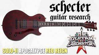 [Eng Sub] SCHECTER SOLO-II APOCALYPSE RED REIGN electric guitar