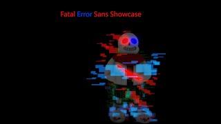 Roblox: Sans vs chara (Fatal Error Sans) Showcase.