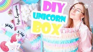 DIY Unicorn Box * Единороги * Единорожная коробка с подарками внутри * Bubenitta