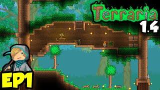 Let's Play Terraria Episode 1 (New 1.4 Update)