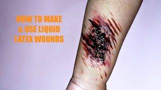 HOW TO MAKE & USE LIQUID LATEX WOUNDS / Nishi V