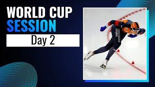 Day 2: World Cup Session | Nagano 2024 | #SpeedSkating