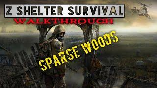 Z SHELTER SURVIVAL-WALKTROUGH SPARSE WOODS