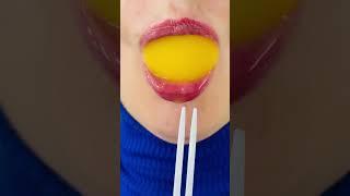 asmr JUICY PINEAPPLE JELLY CANDY ON A STICK eating sounds mukbang food