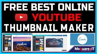 How to make free thumbnail online for youtube | Msquare iT | Canva | Bengali