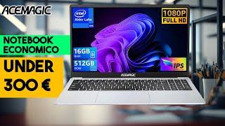 Acemagic Ax 15 Notebook 15.6  economico Under 300€ 16/512 Gb