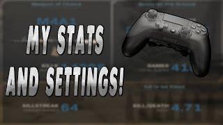 My Stats and Settings! (Controller on PC settings + Stats video!)