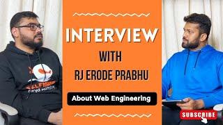 Interview with Rj Erode Prabhu | Web Engineering | Selfmade Ninja Academy | Web Development | Tamil