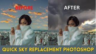 Quick Sky Replacement Photoshop Tutorial - Creative Graphic TV #photoshoptutorial