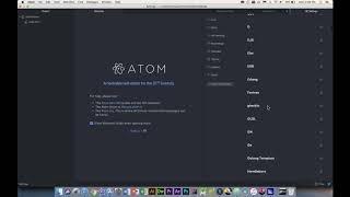 Adding Atom Beautify Package to Atom