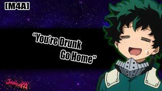 Deku Takes Care Of Drunk You! | [M4A] [Deku x Listener] [Kisses] [SFX Heavy]