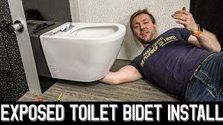 EXPOSED BIDET TOILET INSTALL - Vitra Vitrus Install