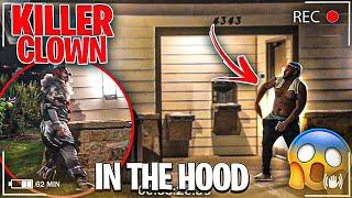 KILLER CLOWN PRANK IN THE HOOD DEESOORAW