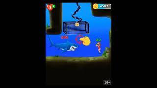 Hustle Castle game ads '43' Shark Attack