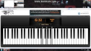 Virtual Piano:Nothing Else Matters (By kakanosha kaka)