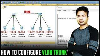 HOW TO CONFIGURE VLAN TRUNK | (VLAN PART 3)