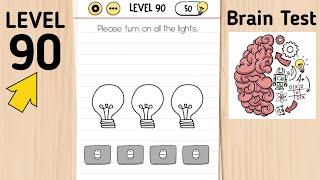 Brain Test Level 90 Please Turn On All The Lights.