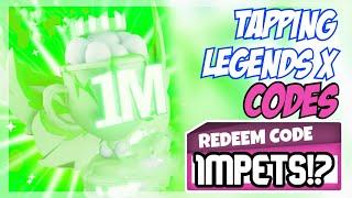 (2022) **NEW** Roblox Tapping Legends X Codes  ALL x3 CODES!