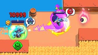 CAN'T DIE! DRACO'S GADGET TROLLS NOOB HYPERCHARGE  Brawl Stars 2024 Funny Moments, Fails ep.1552