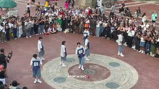 NEWBEAT NY Busking 뉴욕 버스킹 2024.08.11: Not Today + FIRE 불타오르네 (BTS) dance cover