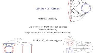 Visual Group Theory, Lecture 4.2: Kernels