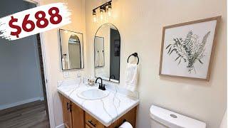 Complete Bathroom Renovation on a Budget, Start to Finish | Builds by Maz