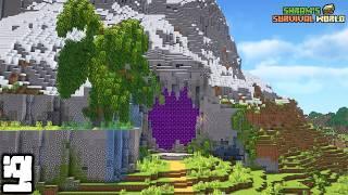 Transforming a Cave Entrance into a Nether Portal! | Shram's Survival World #9