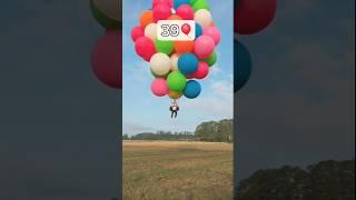 I feel like the house in UP the moviehow️ many balloons does it take to fly? #up #balloons #video