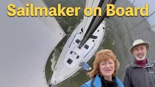 SAILMAKER on Board! - Trimming SAILS Enksail Orion 49 ALUMINUM Sailboat | Ep 254