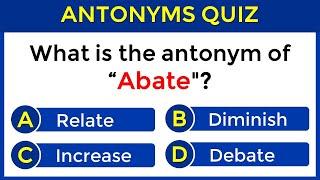 Antonyms Quiz: CAN YOU SCORE 40/40? #challenge 20