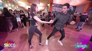Sergey Gazaryan and Anna Krylova Salsa Dancing at Rostov For Fun Fest (Russia), Friday 01.11.2019