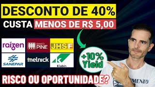 ANÁLISE | AÇÃO BARATA PAGANDO DIVIDENDO MENSAL POR MENOS DE R$ 5,00 - JHSF3, KLBN4, RAIZ4, SAPR4...