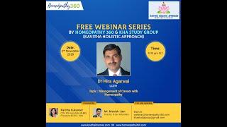 Webinar Series On Homeopathy: A Holistic Healing by Homeopathy 360 & KHA Study Group