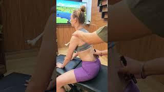pre-assesment before starting a chiropractic technique #chiropractic #shorts #ytshorts #asmr #short