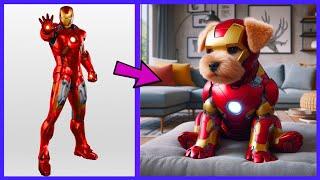 AVENGERS But PUPPY  VENGERS  All Characters (marvel & DC) 2024