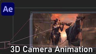 3D Camera Animation in After Effects | Beginners Tutorial [Hindi]