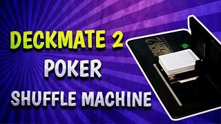 Deckmate2 poker shuffle machine, shuffling playing card decks