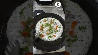 Onion uttapam Recipe #shorts