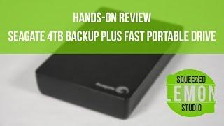 Review Seagate 4TB Backup Plus Fast Portable Drive - Squeezed Lemon Studio