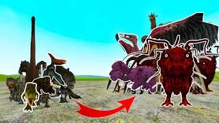 DINOSAURS TRANSFORMATION INTO DINOCHOSIS!? ZOOCHOSIS in Garry's mod!