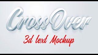 Free 3d Text Effect PSD | Seth K Bani