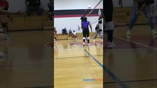 Volleyball Spike Attempt: Intense Rally Highlight Replay!