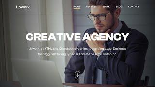 Complete responsive website design using HTML CSS and JavaScript / Landing page design From Scratch