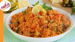 SUPER DELICIOUS KISIR RECIPE | How to Make Turkish Bulgur Salad