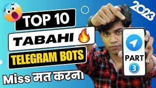 Top 10 Telegram Bots 2024 - Super Useful  | Best Telegram Bots 2024 | Secret/Hidden Telegram Bots