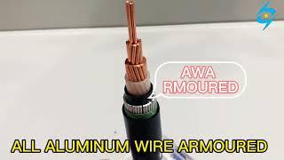 SINGLE CORE AWA ARMOURED POWER CABLES CU XLPE AWA PVC CABLES