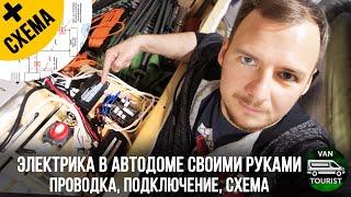 Электрика в самодельном автодоме. Схема, проводка, подключение, электросистема дома на колесах